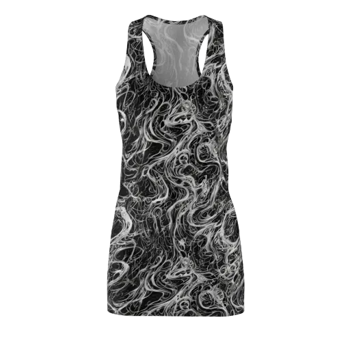 Obsidian Tide on a Racerback Dress