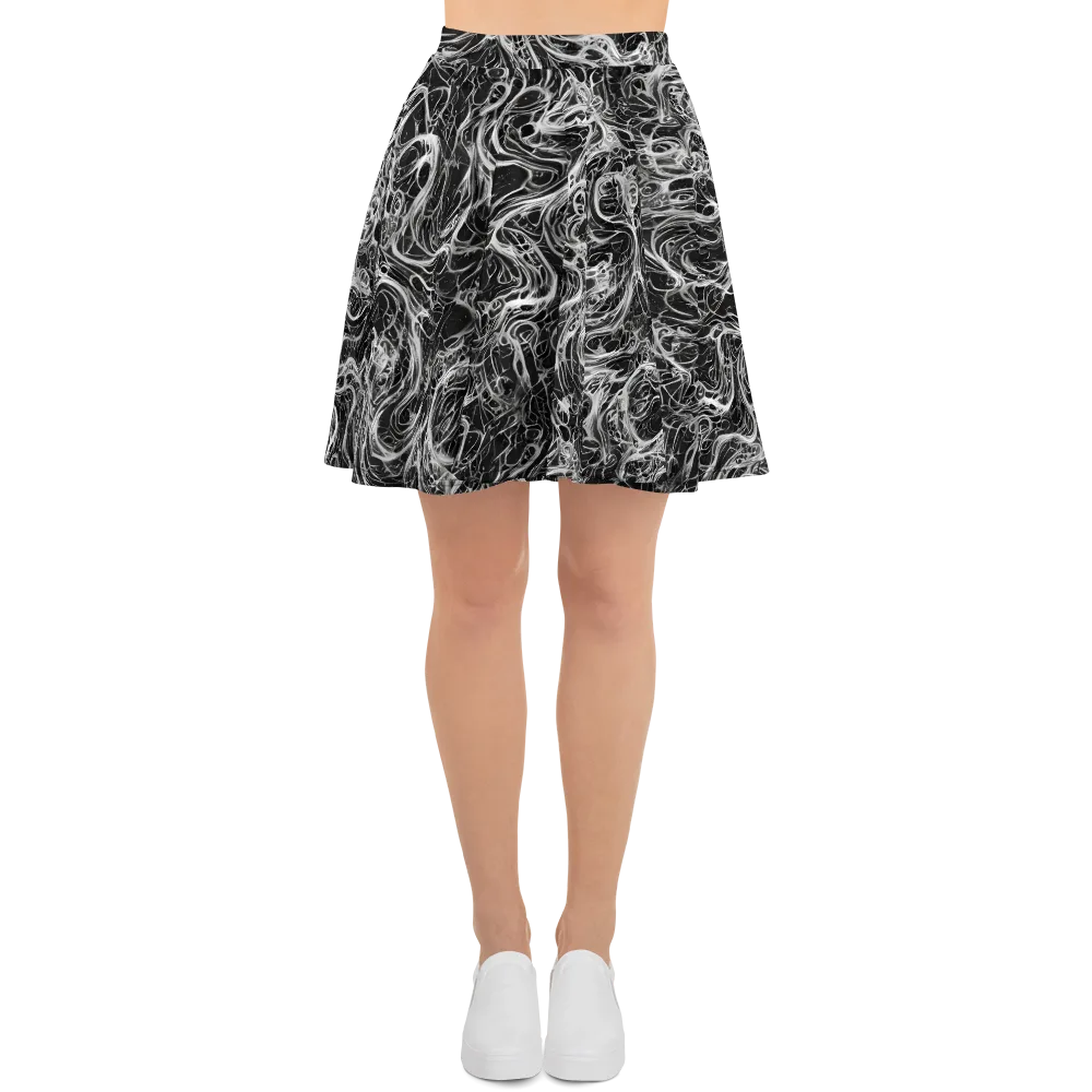 Obsidian Tide on Skater Skirt — Front