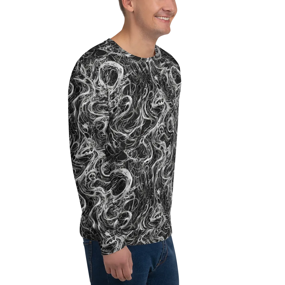 Obsidian Tide on Sweatshirt — Right Front