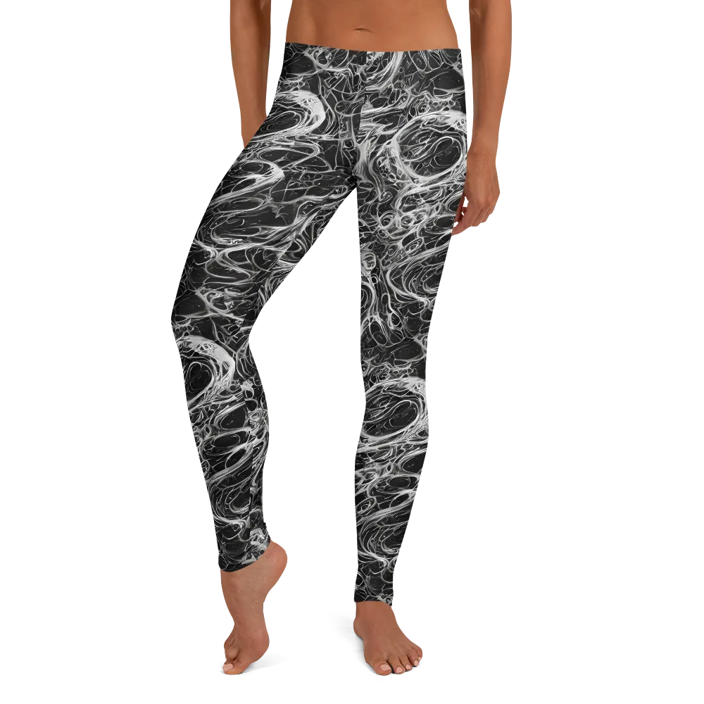 Obsidian Tide on Leggings — Front