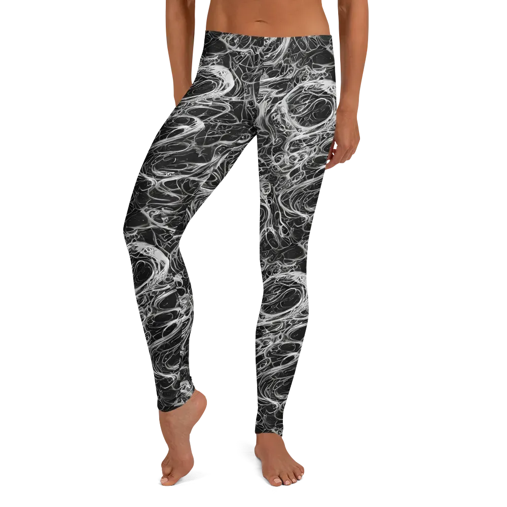 Obsidian Tide on Leggings — Front
