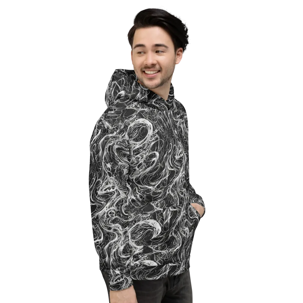 Obsidian Tide on Hoodie — Right