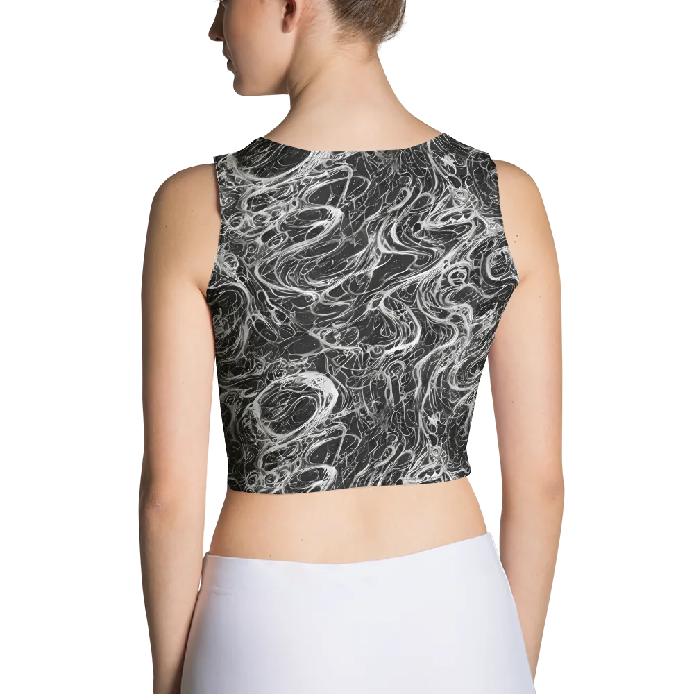 Obsidian Tide on Crop Top — Back