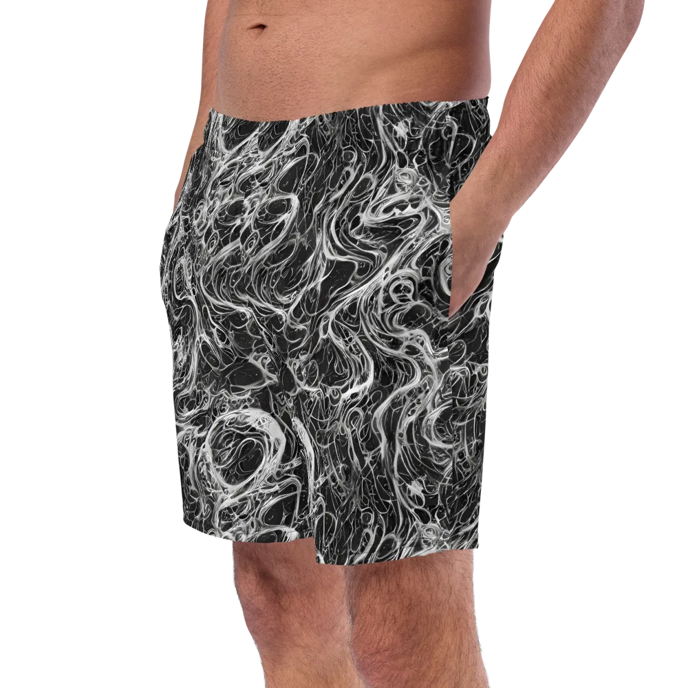 Obsidian Tide on Swim Trunks — Left Front