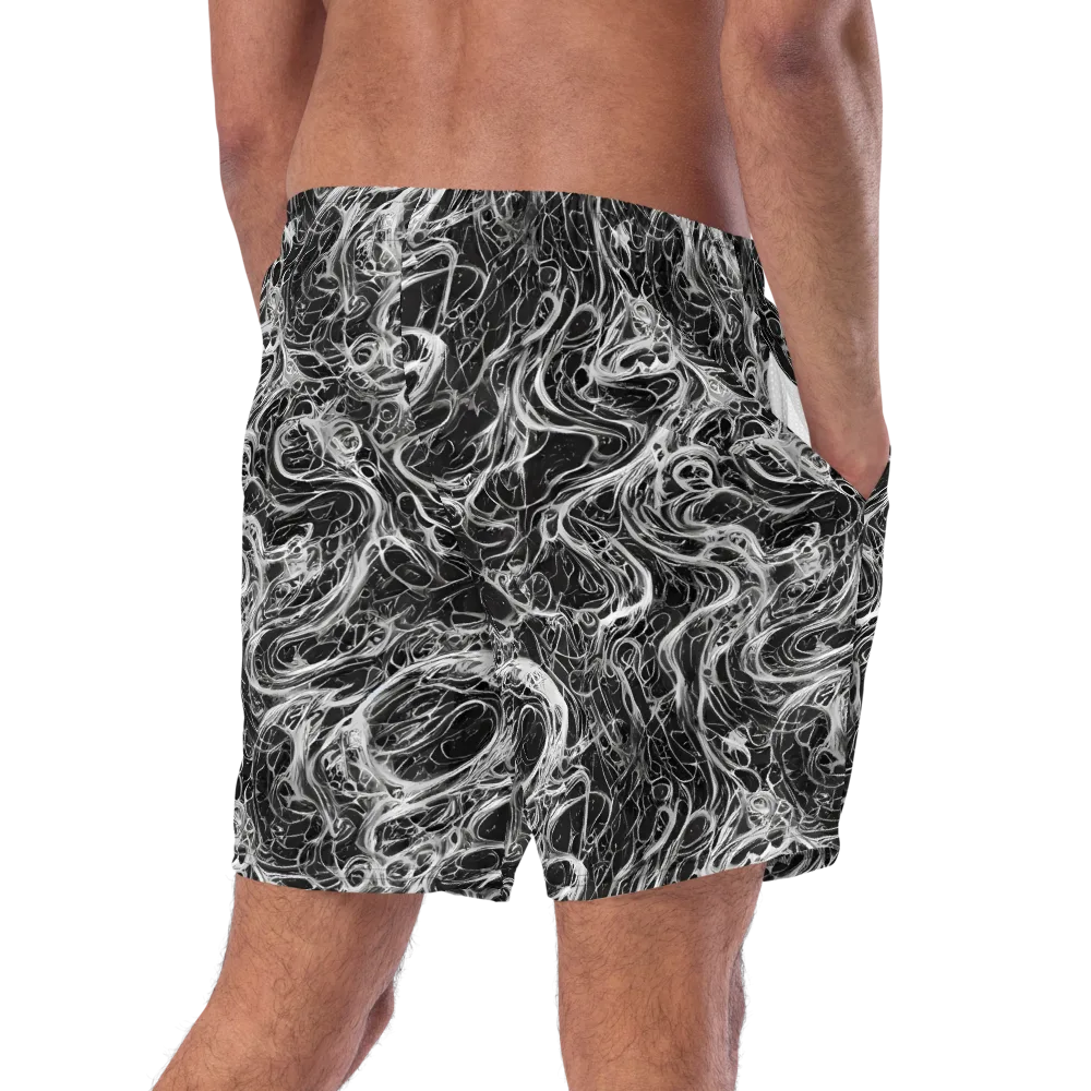 Obsidian Tide on Swim Trunks — Right Back