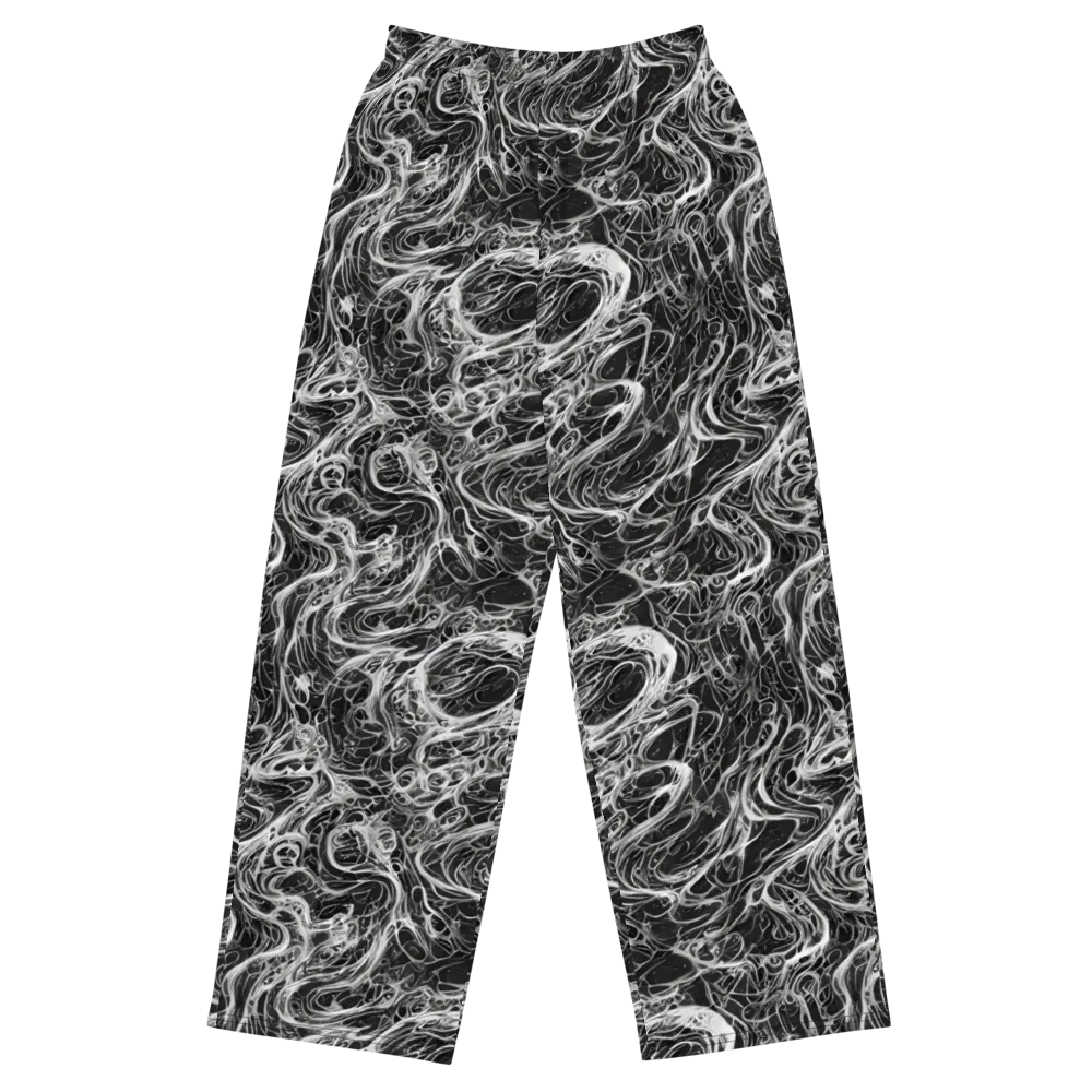 Obsidian Tide on Wide-Leg Pants — Front