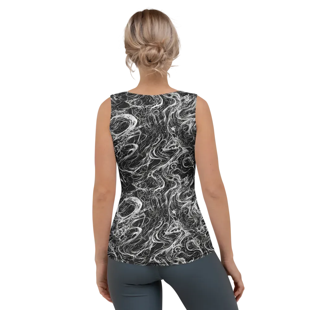 Obsidian Tide on Women's Tank Top — Back