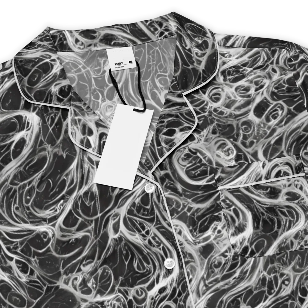 Obsidian Tide on Women's Short Sleeve Pajama Top — Product details