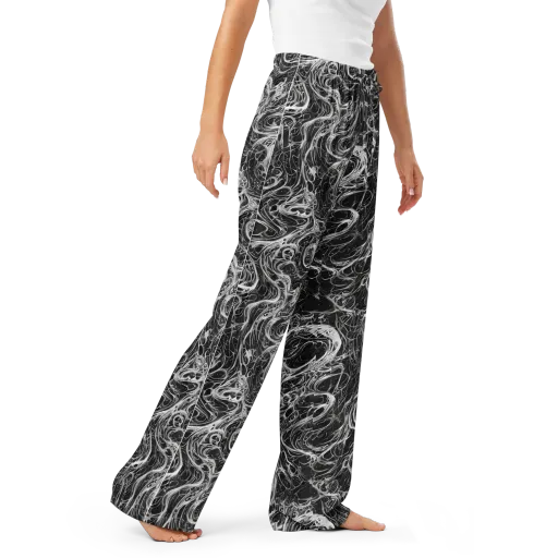 Obsidian Tide on a Women's Pajama Pants