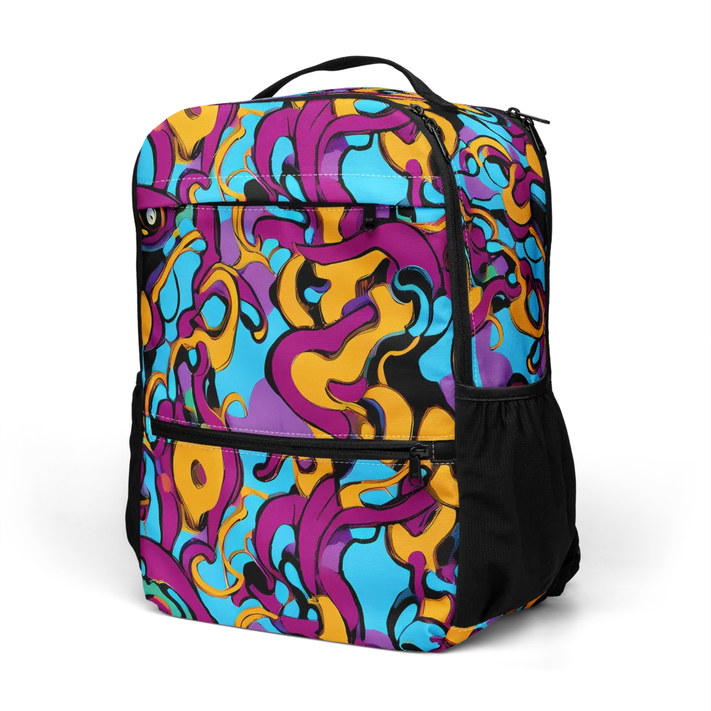 Purple Ignition on Utility Backpack — Left Front