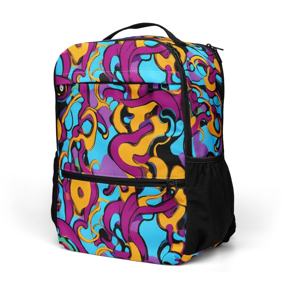 Purple Ignition on Utility Backpack — Left Front