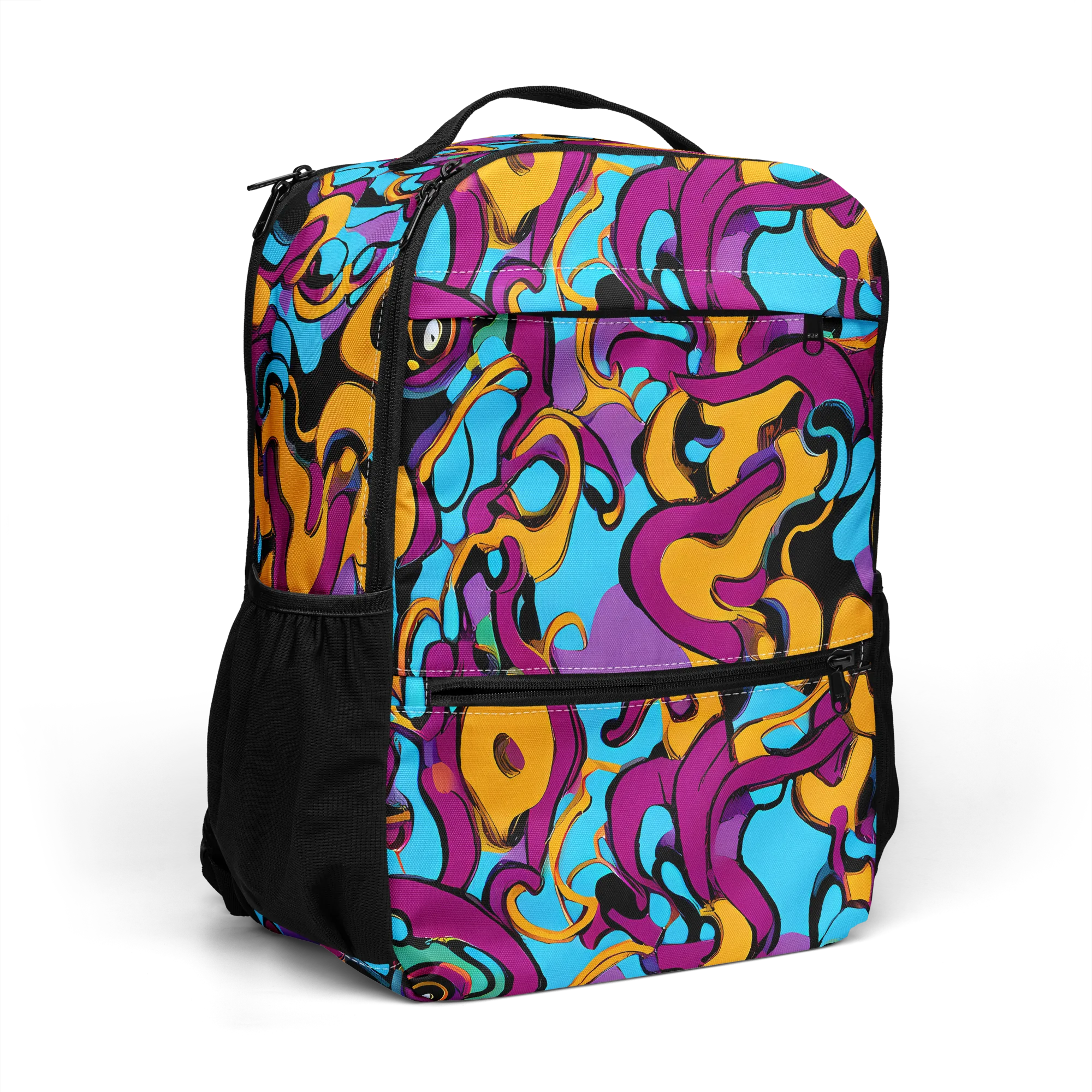 Purple Ignition on Utility Backpack — Right Front