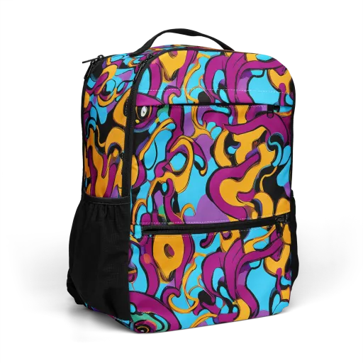 Purple Ignition on a Utility Backpack