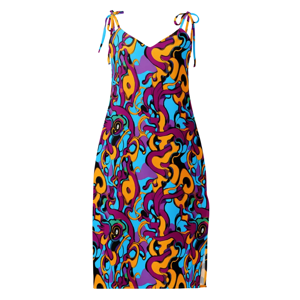 Purple Ignition on Slip Dress — Front