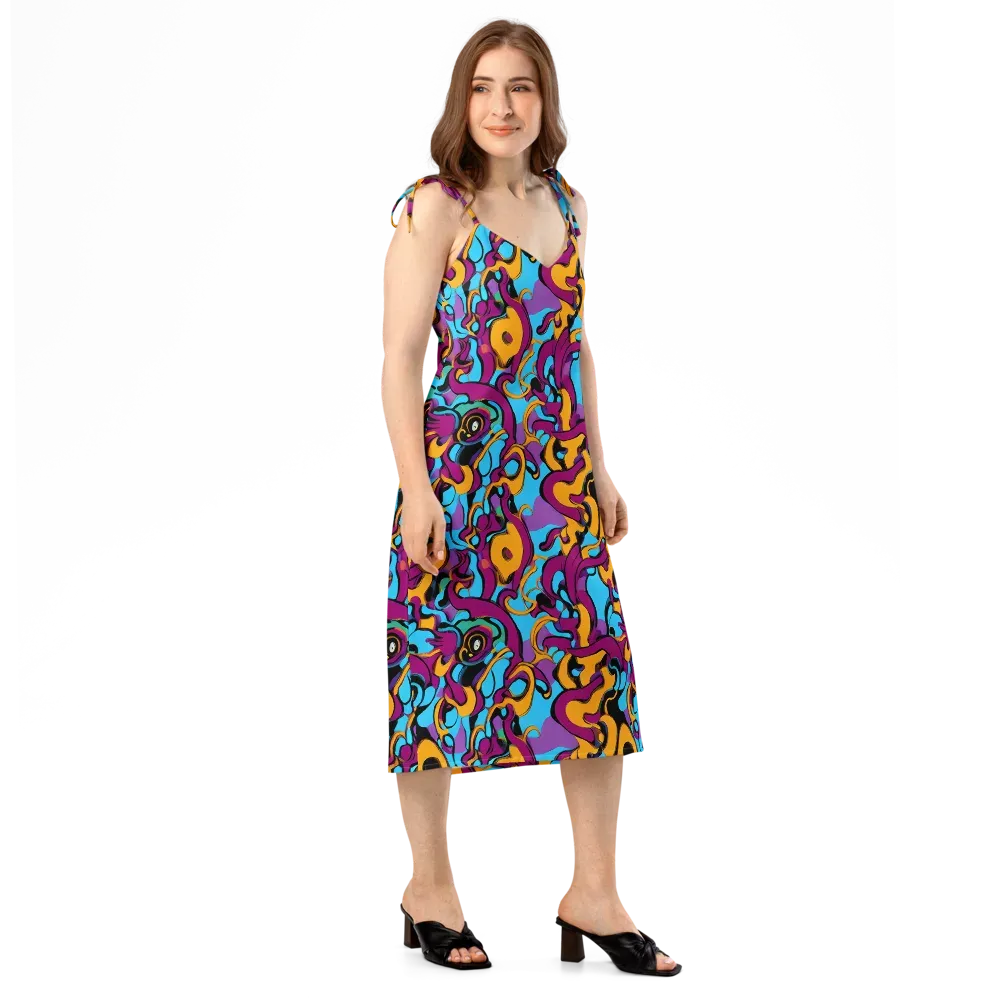 Purple Ignition on Slip Dress — Right Front