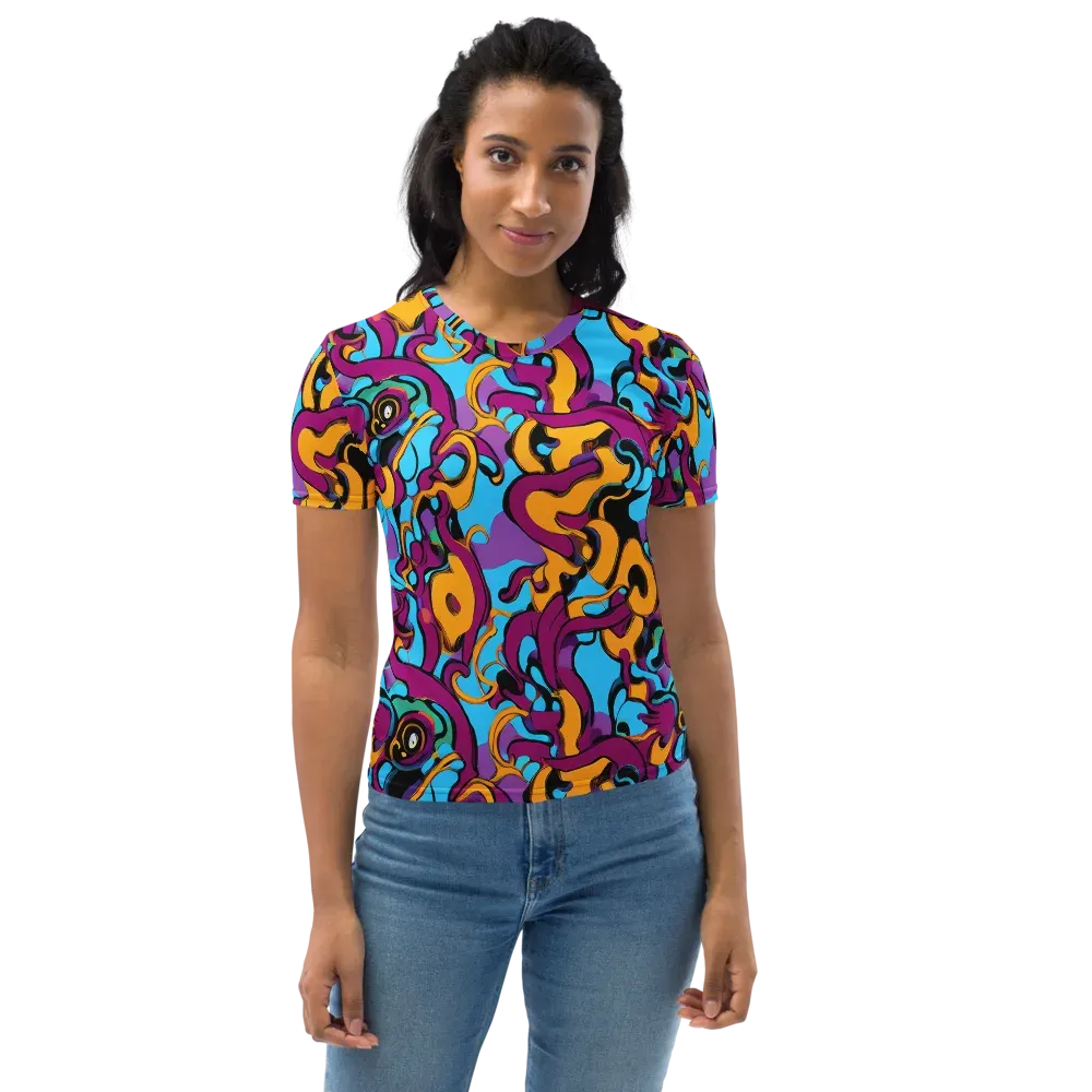 Purple Ignition on Women's Crew Neck T-Shirt — Front