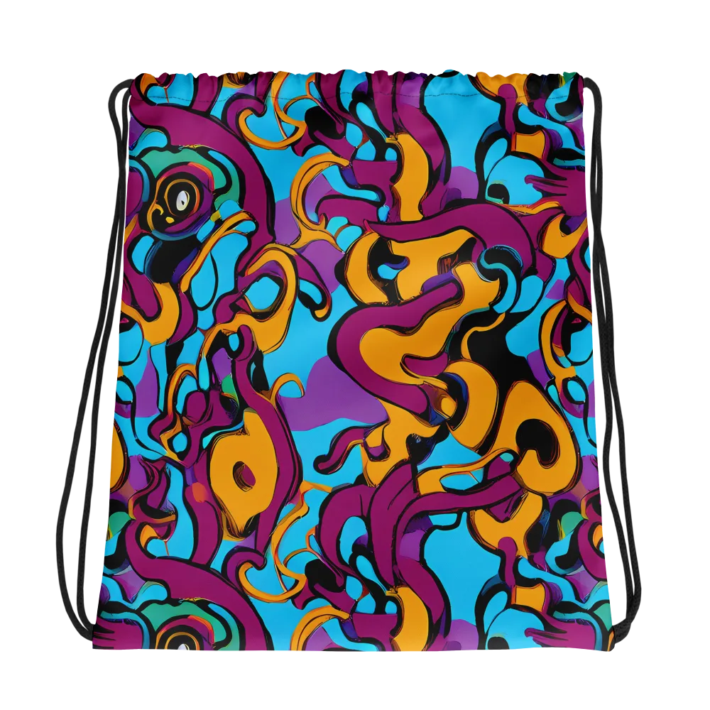 Purple Ignition on Drawstring Bag — Photo