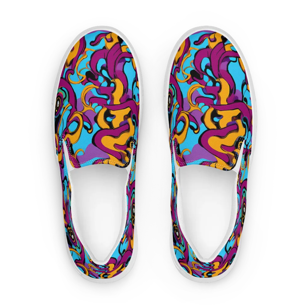 Purple Ignition on Women's Slip-On Canvas Shoes — Front