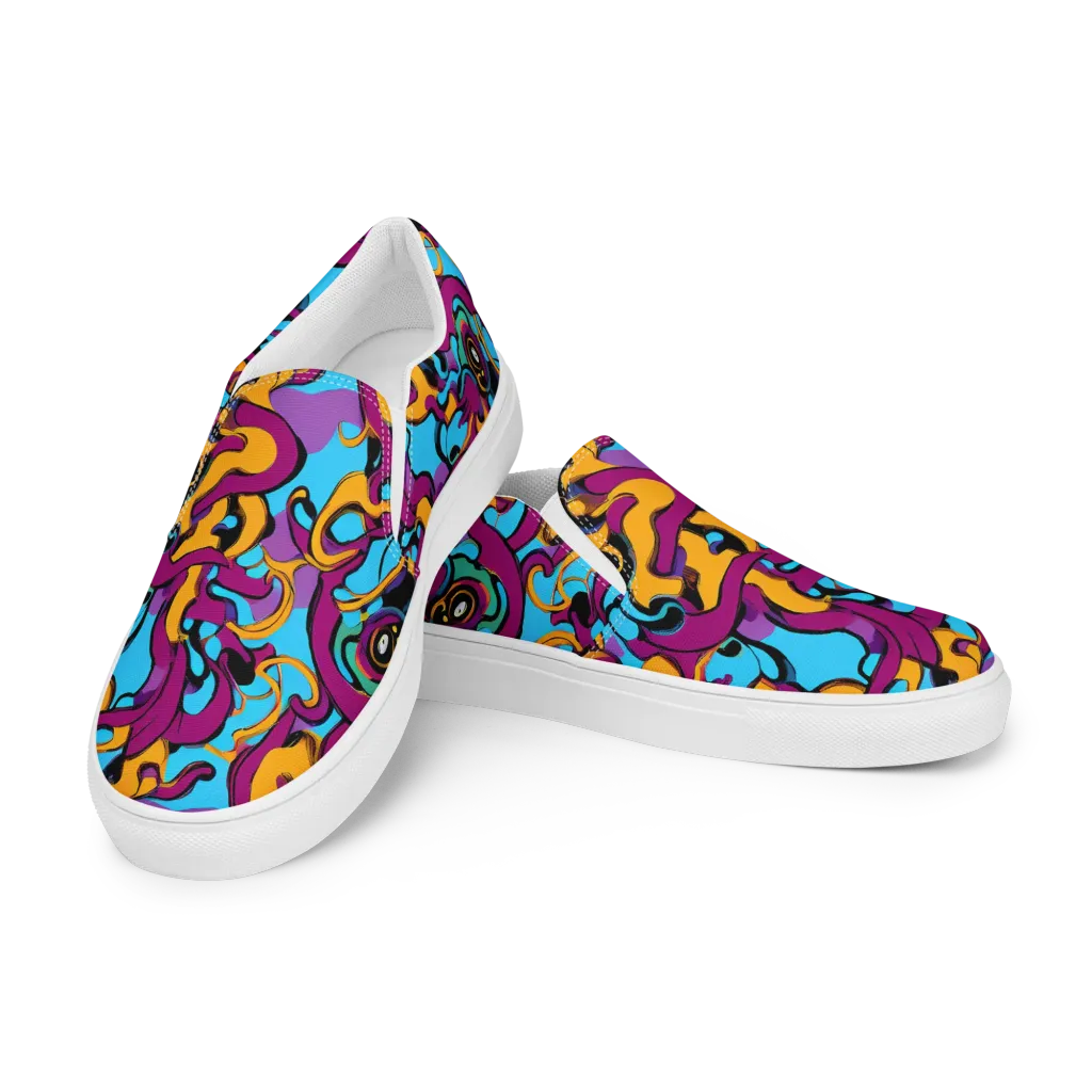Purple Ignition on Women's Slip-On Canvas Shoes — Left Front