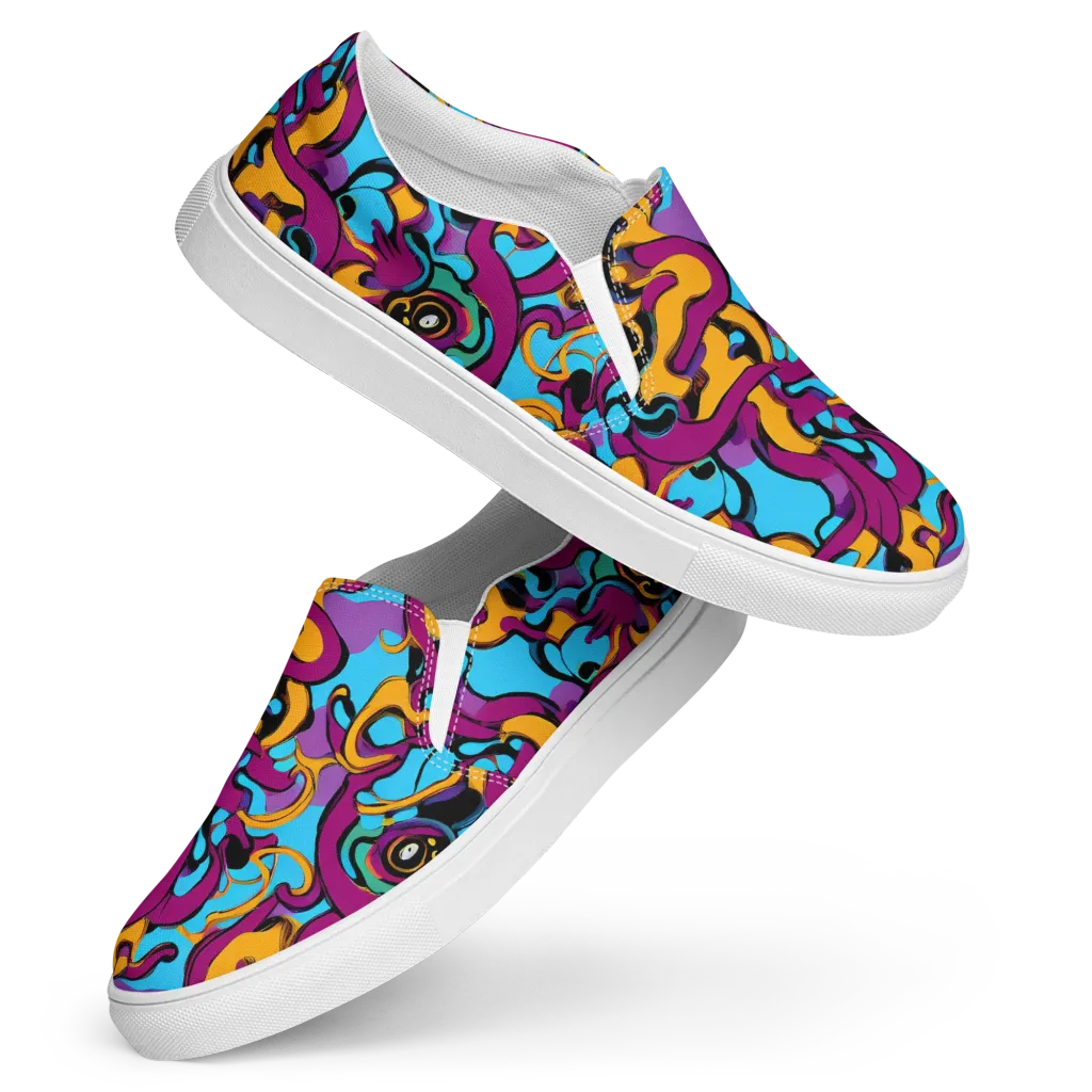 Purple Ignition on Women's Slip-On Canvas Shoes — Front