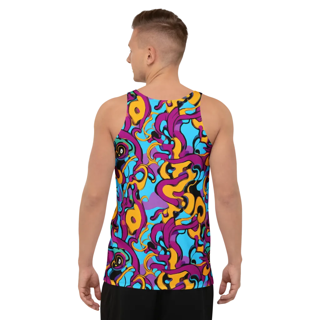 Purple Ignition on Men's Tank Top — Back
