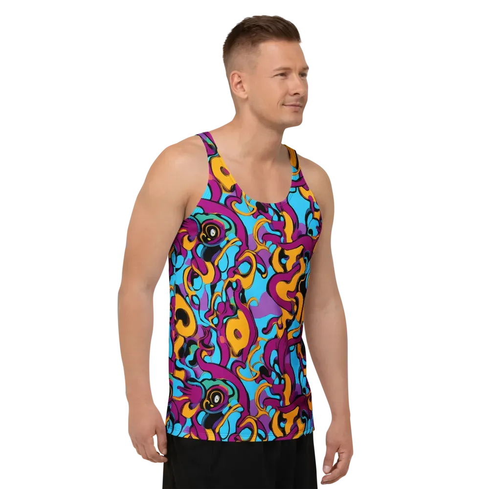 Purple Ignition on Men's Tank Top — Right Front