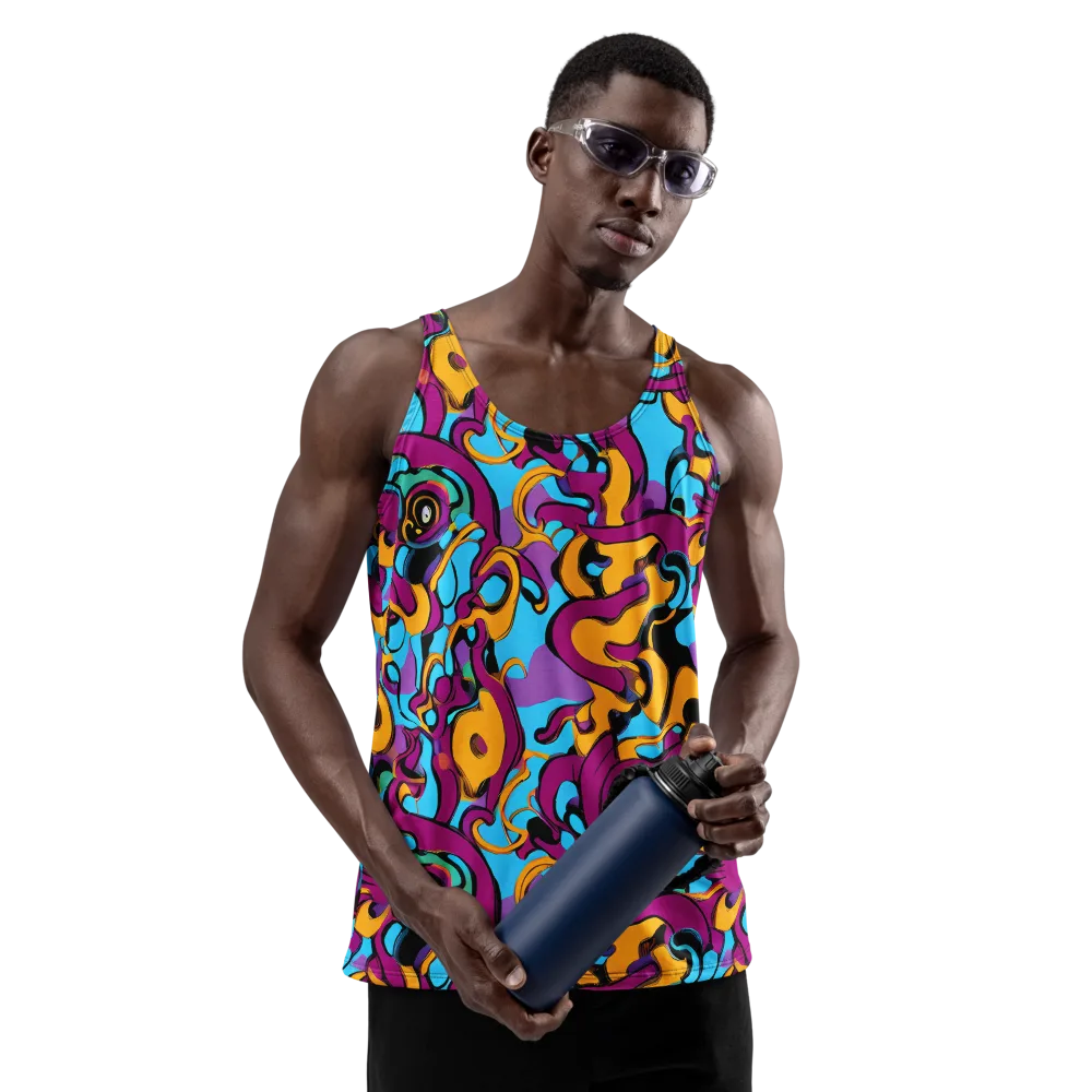 Purple Ignition on Men's Tank Top — Front
