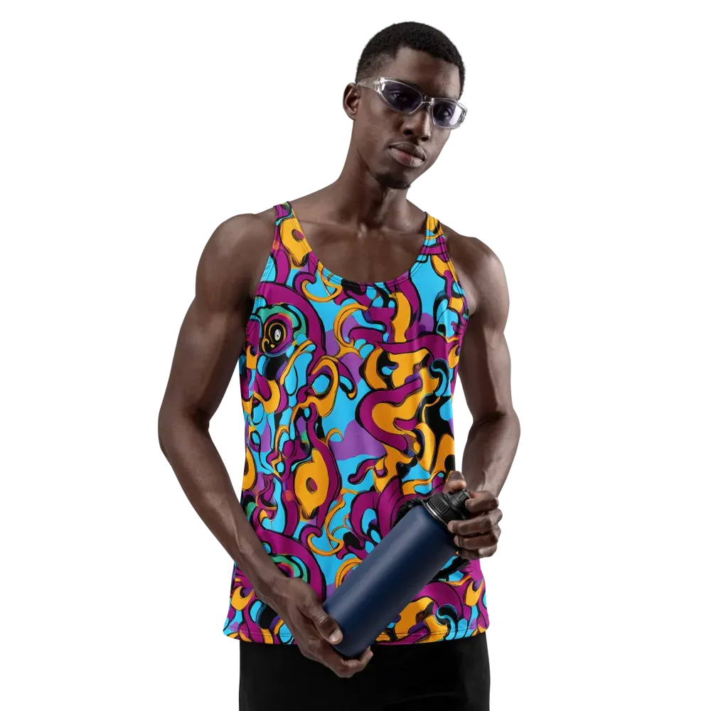 Purple Ignition on Men's Tank Top — Front