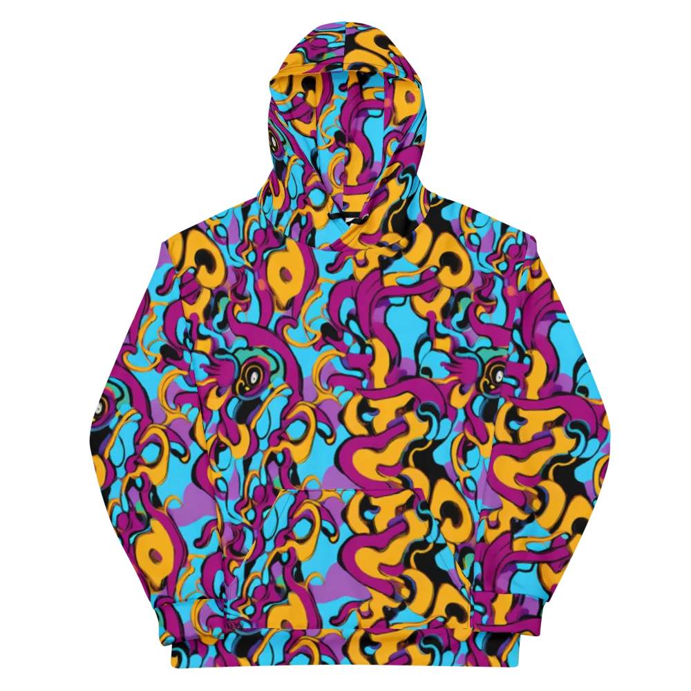 Purple Ignition on Cotton Hoodie — Front