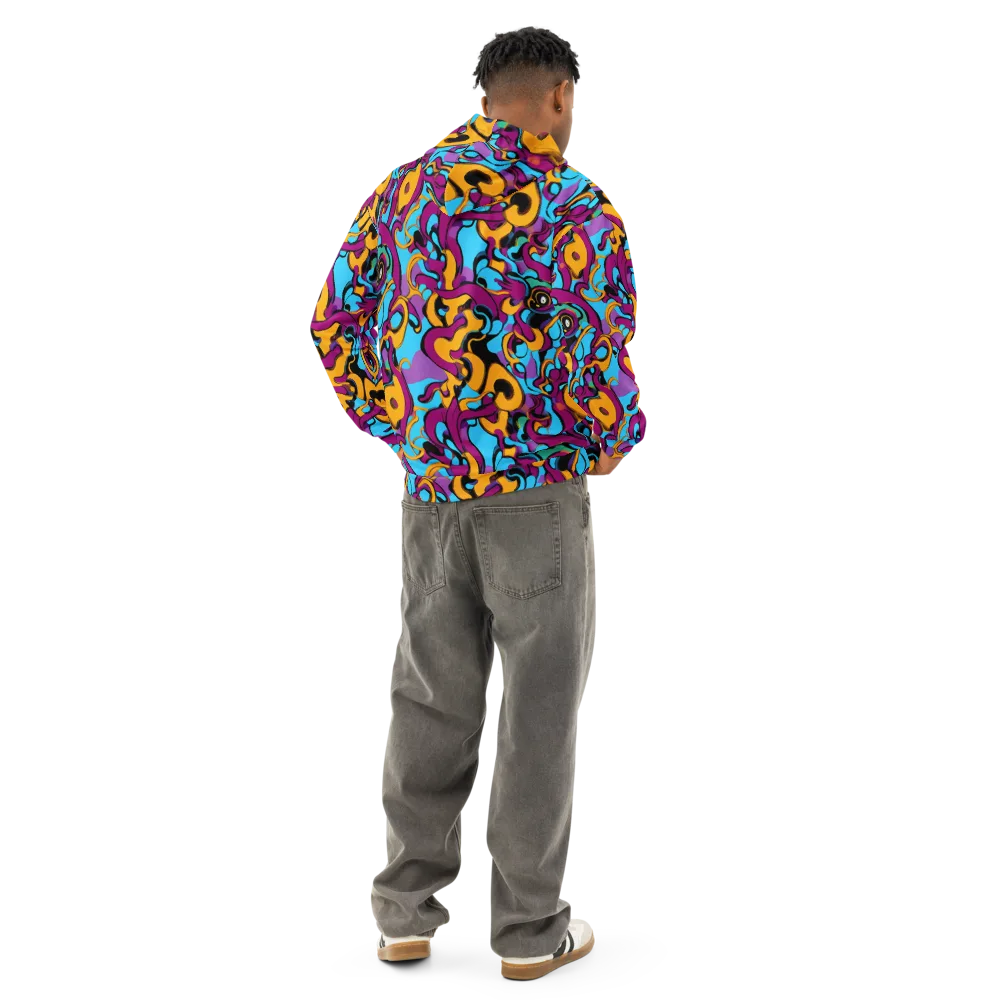 Purple Ignition on Cotton Hoodie — Back