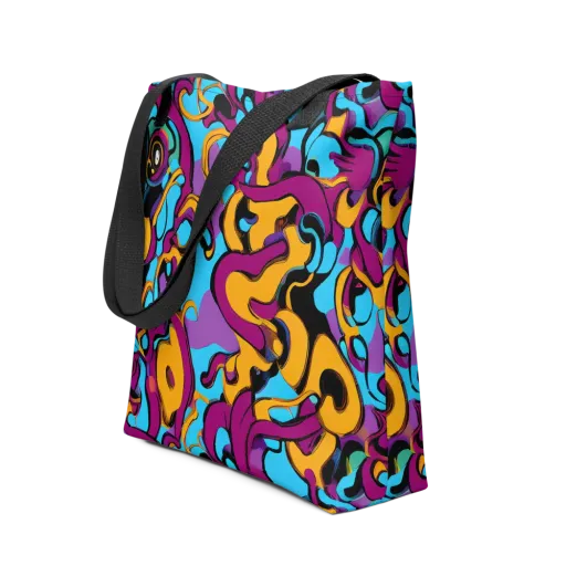 Purple Ignition on a Tote Bag
