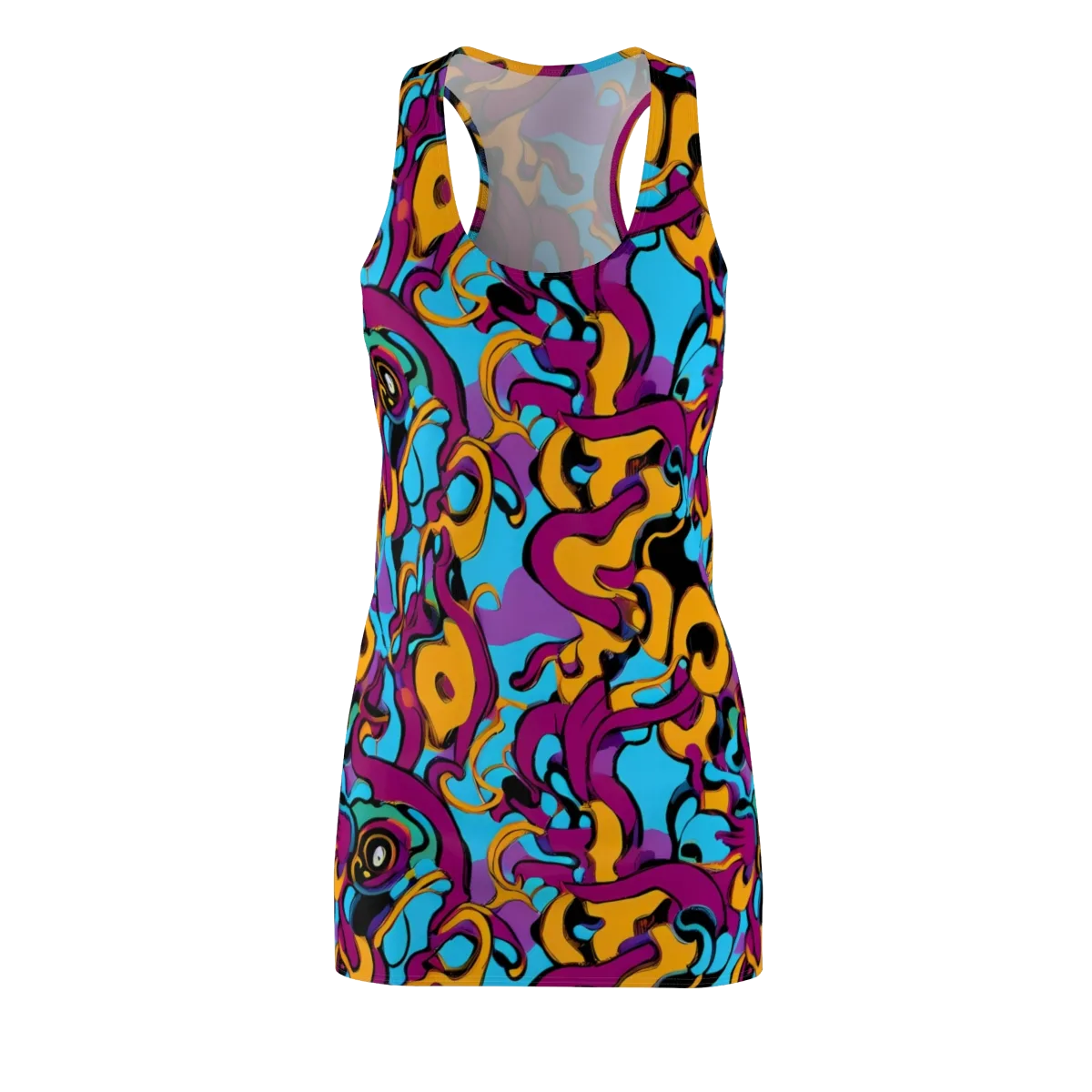 Purple Ignition on Racerback Dress — Front