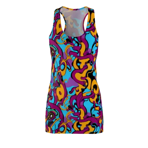 Purple Ignition on a Racerback Dress