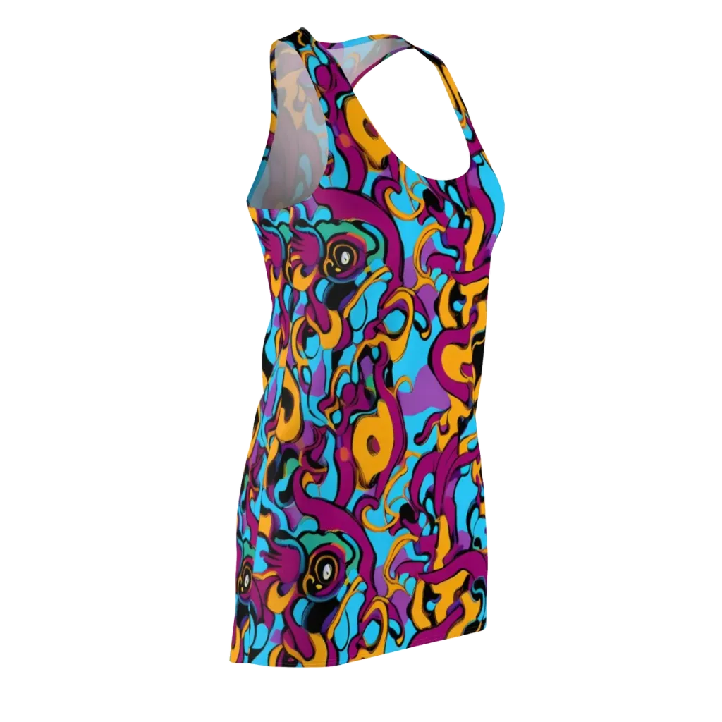 Purple Ignition on Racerback Dress — Front Side