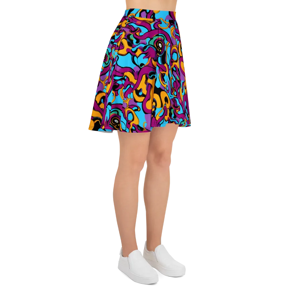 Purple Ignition on Skater Skirt — Right
