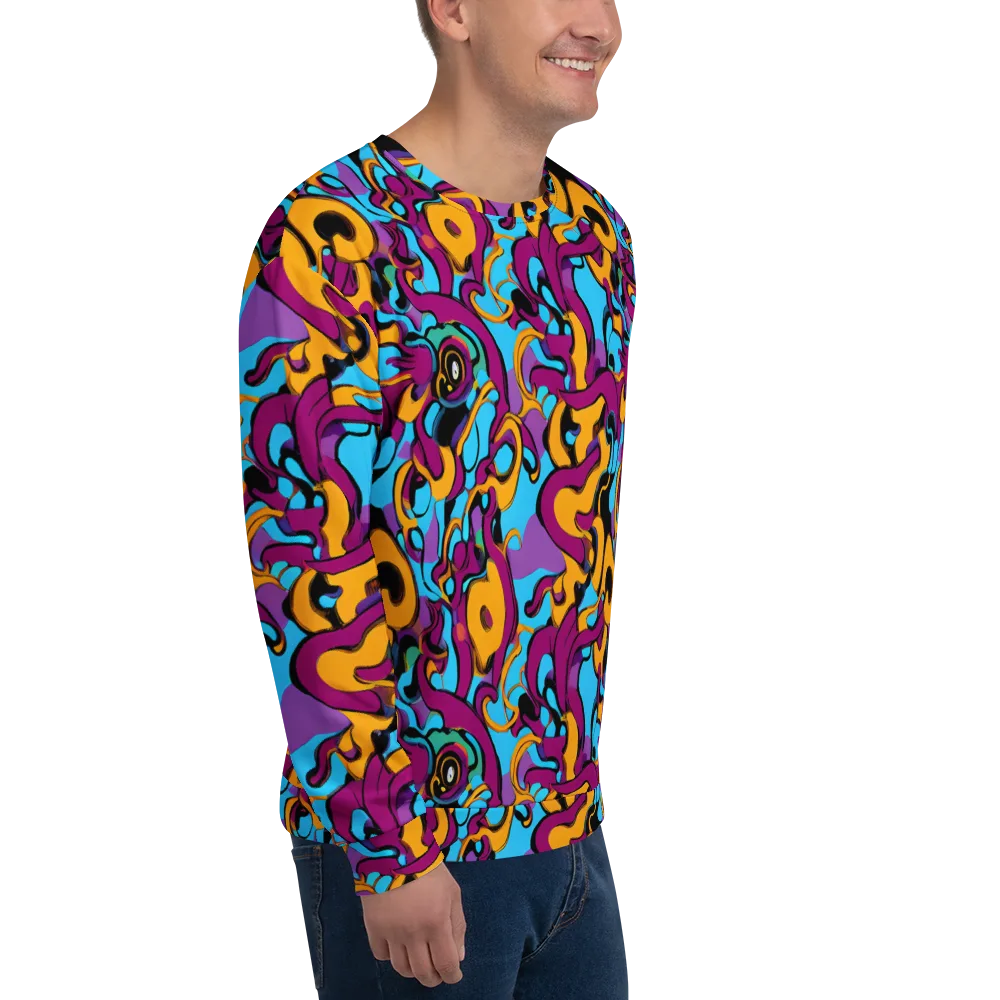 Purple Ignition on Sweatshirt — Right Front