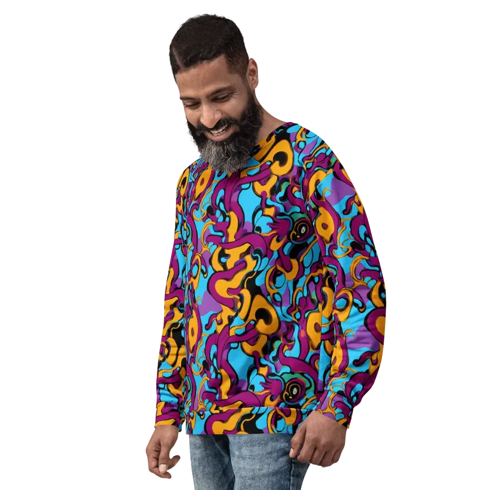 Purple Ignition on Sweatshirt — Left Front