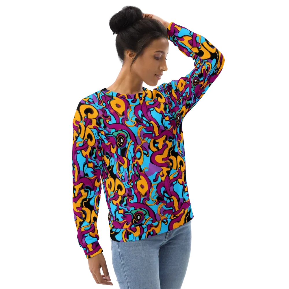 Purple Ignition on Sweatshirt — Right Front