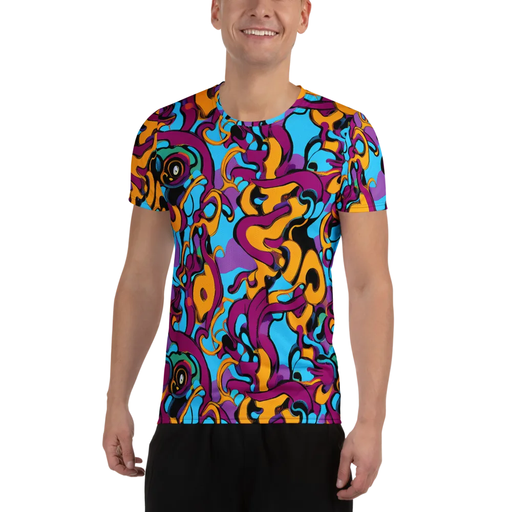 Purple Ignition on Men's Athletic T-Shirt — Front