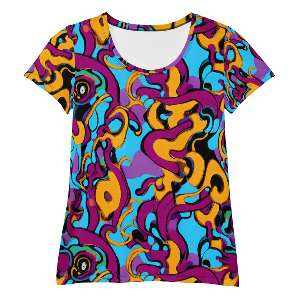 Purple Ignition on Women's Athletic T-Shirt — Front