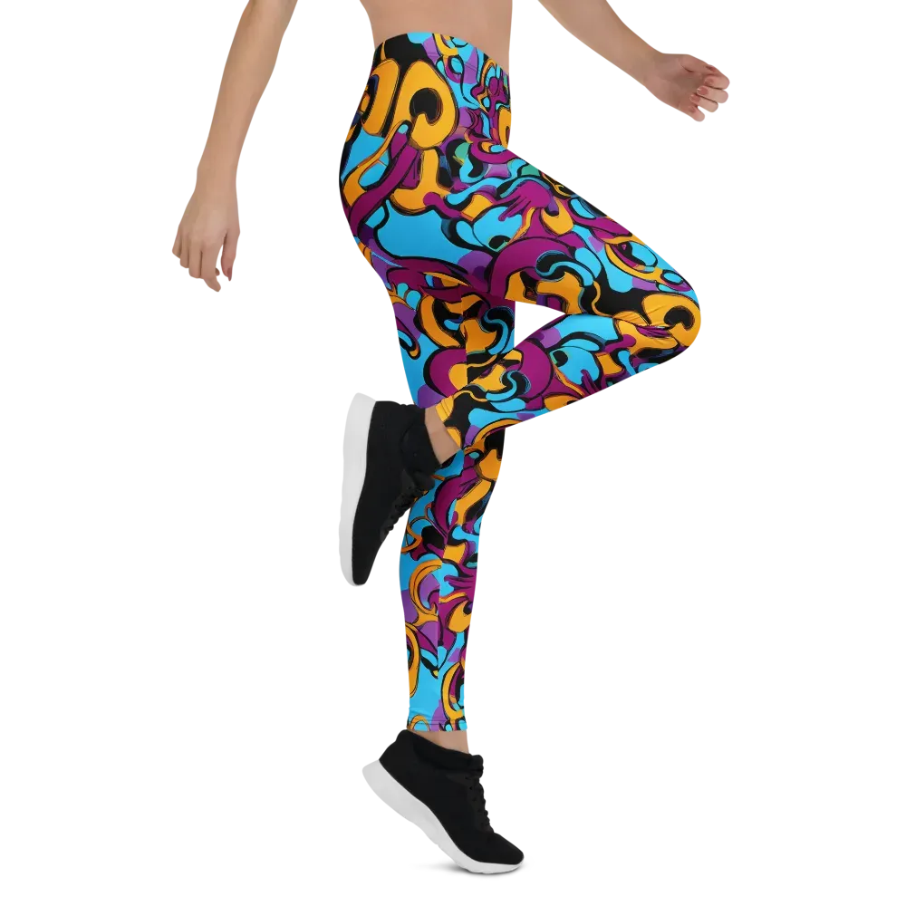Purple Ignition on Leggings — Right