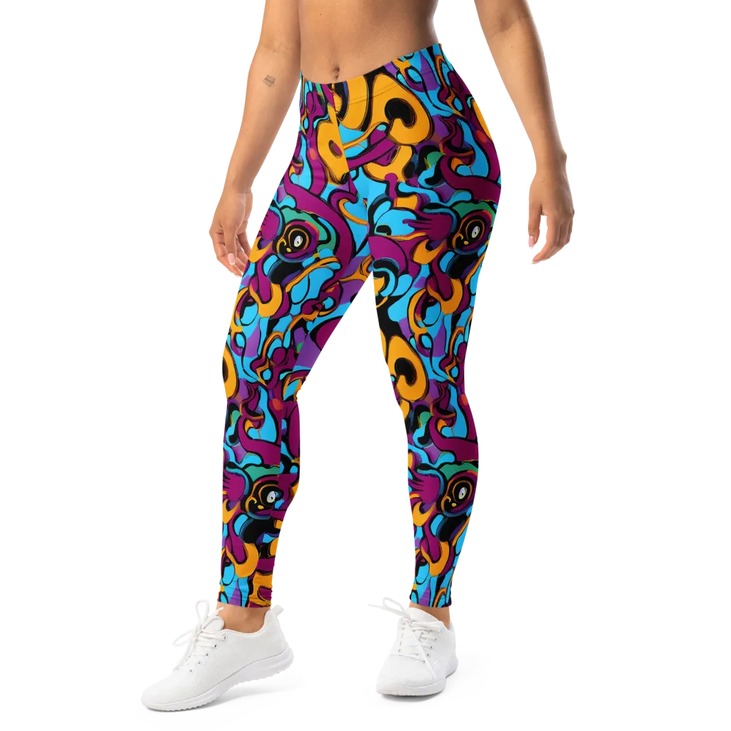 Purple Ignition on Leggings — Left Front