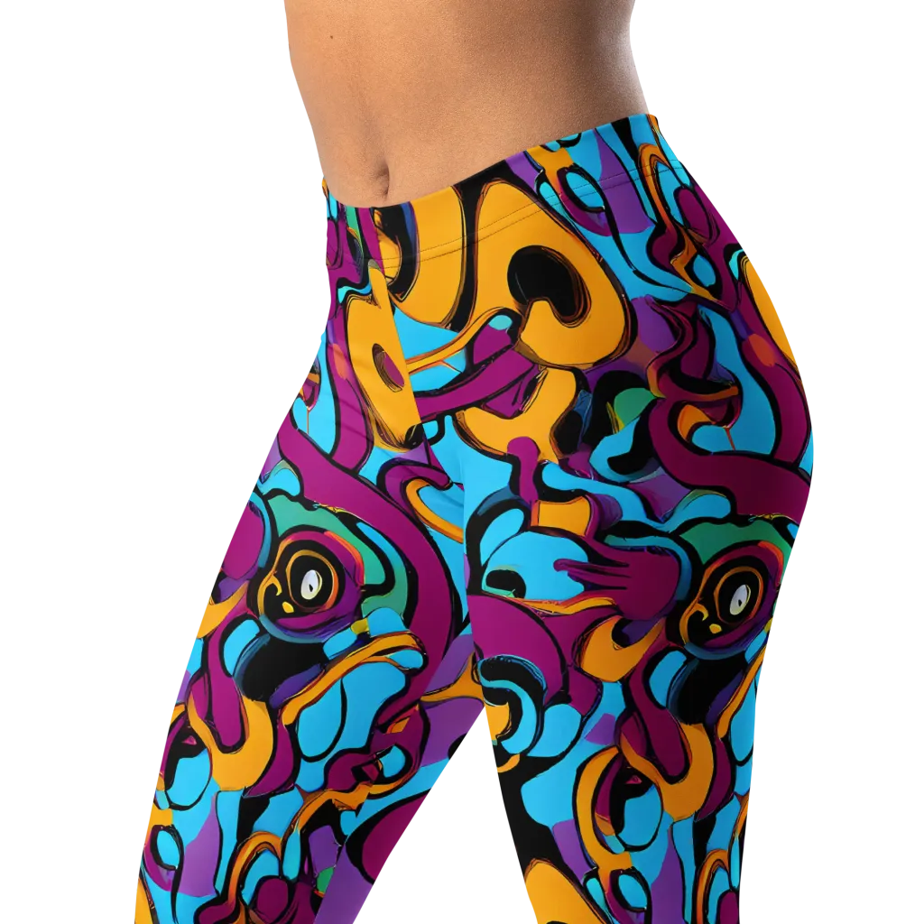 Purple Ignition on Leggings — Left Front