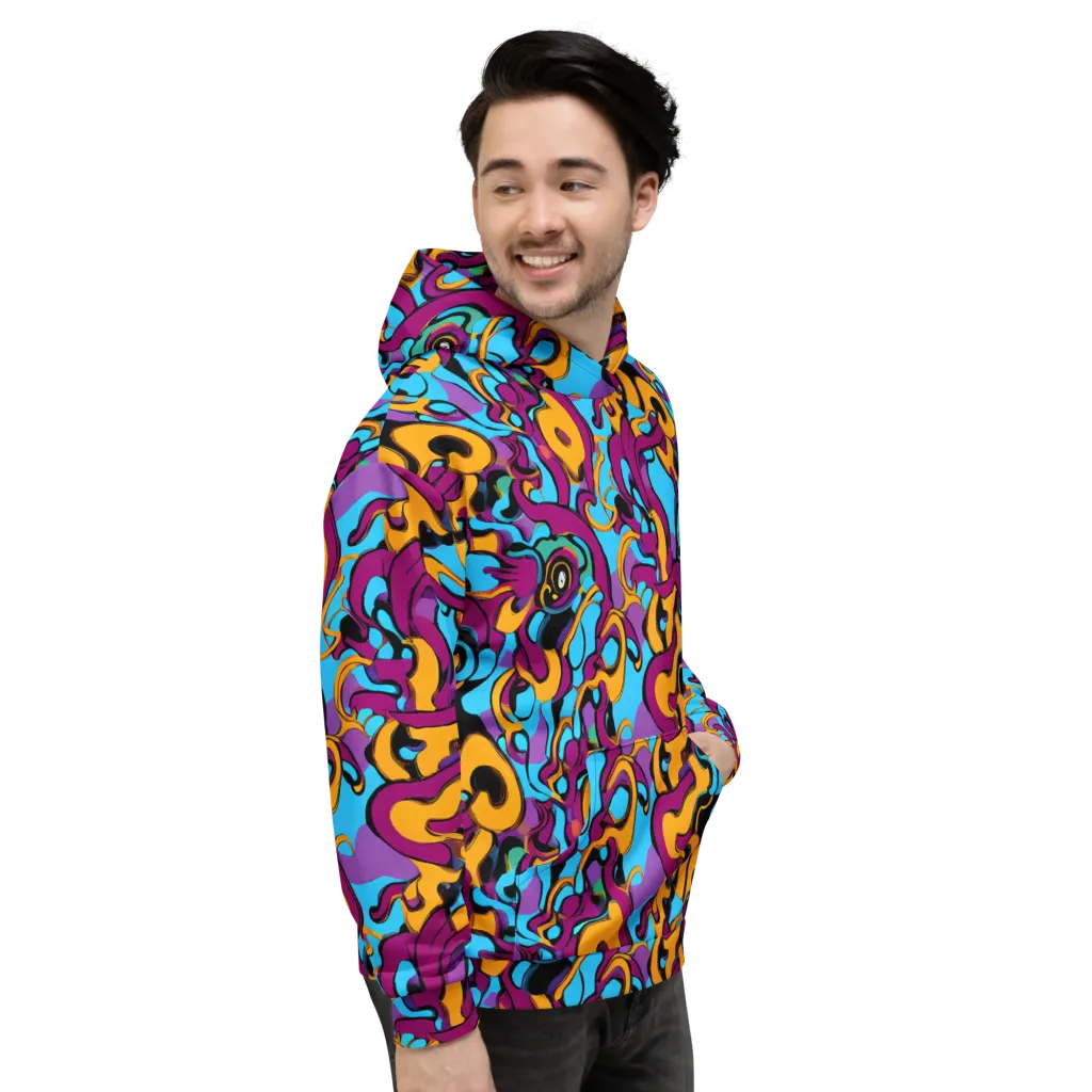 Purple Ignition on Hoodie — Right