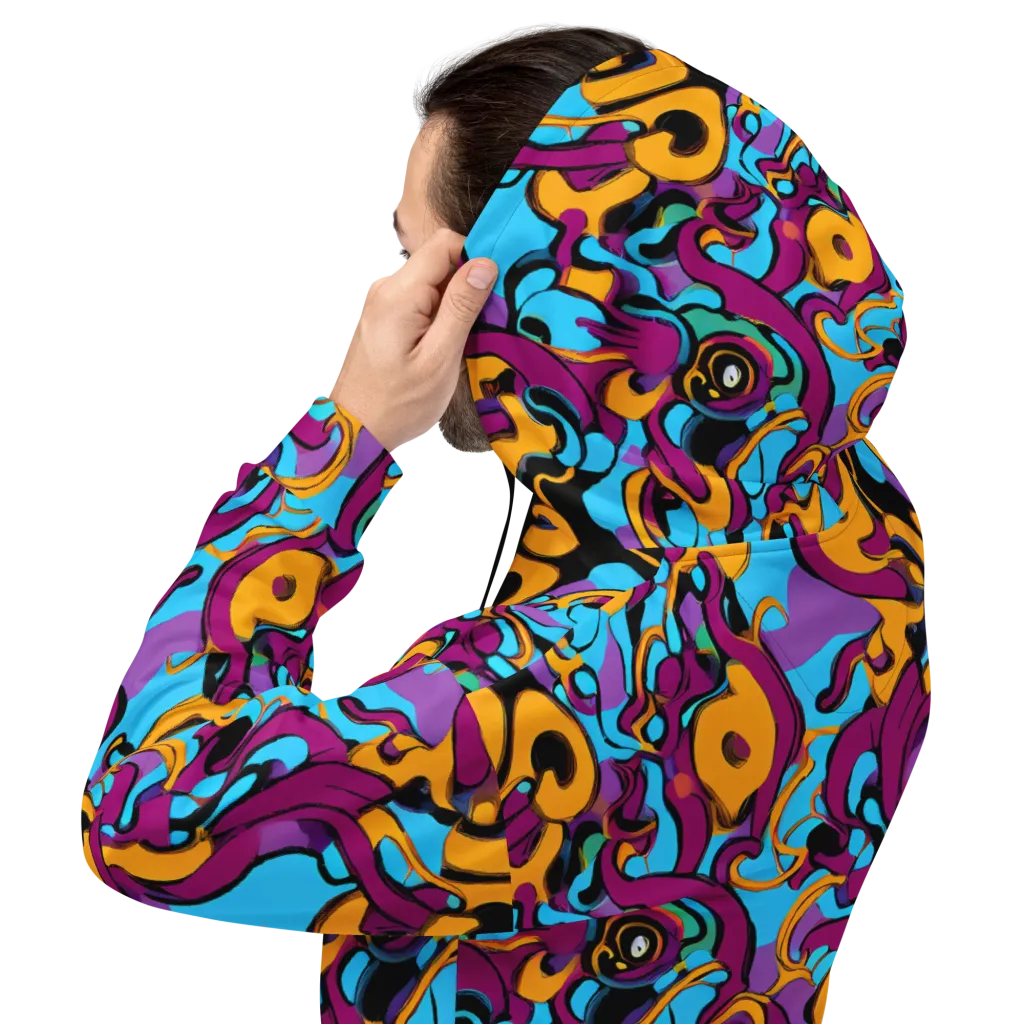Purple Ignition on Hoodie — Back