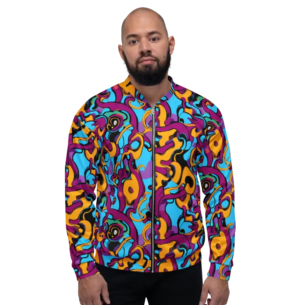 Purple Ignition on Bomber Jacket — Front
