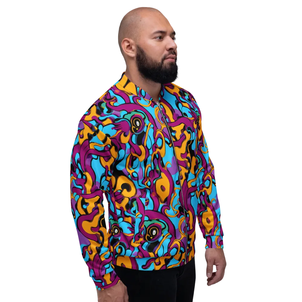 Purple Ignition on Bomber Jacket — Right