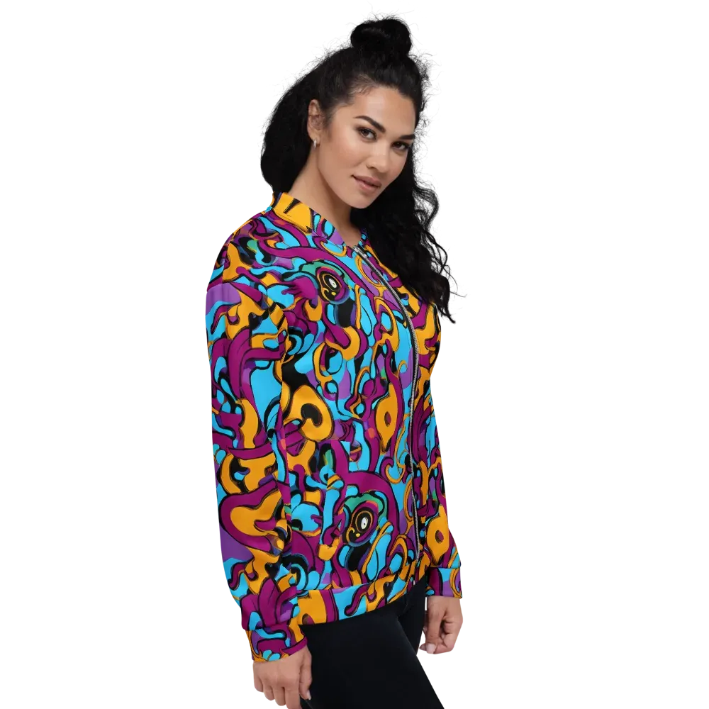 Purple Ignition on Bomber Jacket — Right