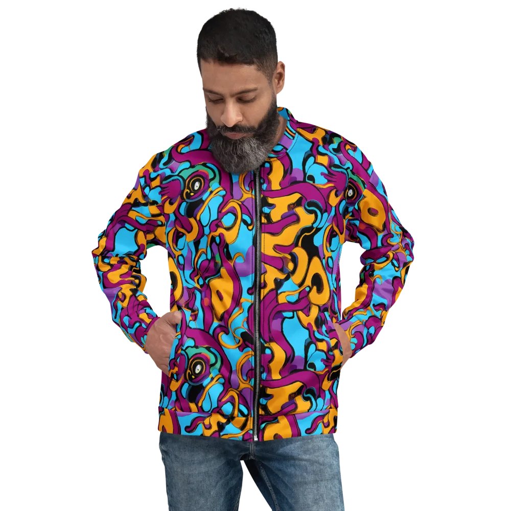 Purple Ignition on Bomber Jacket — Front