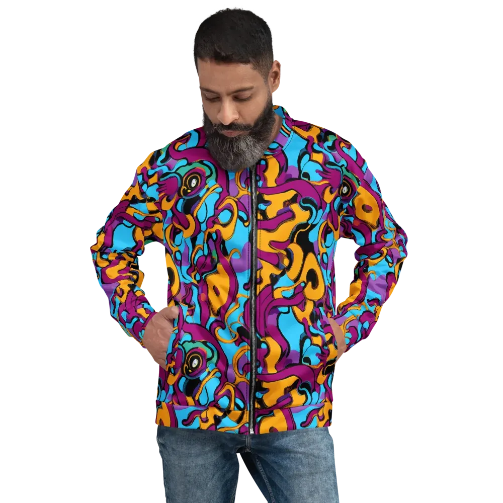 Purple Ignition on Bomber Jacket — Front